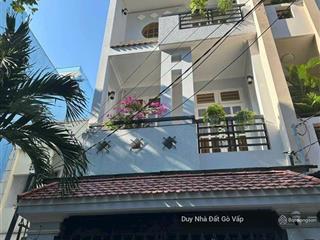 Nhà hẻm nguyễn oanh 6m 1 trệt 2 lầu 4x15m giá 7.5 tỷ có thương lượng 0938 057 ***