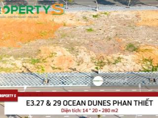 Property s  bán đất nền e3.27 & 29 ocean dunes phan thiết. cách biển chỉ 390 m