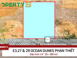 Property s  bán đất nền e3.27 & 29 ocean dunes phan thiết. cách biển chỉ 650 m