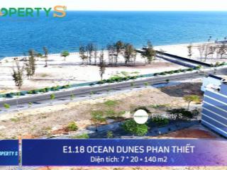 Property s  bán đất nền e1.18 ocean dunes phan thiết. cách biển chỉ 90 m