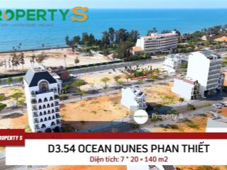 Property s  bán đất nền d3.54 ocean dunes phan thiết. cách biển chỉ 580 m