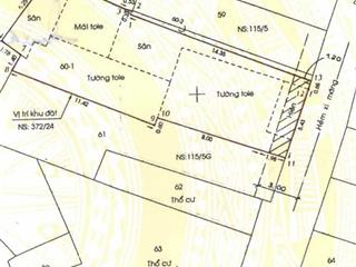 Bán nhà hẻm điện biên phủ, phường 17, bình thạnh gần hàng xanh 6,5x23m cn 154m2 giá chỉ 15.5 tỷ tl