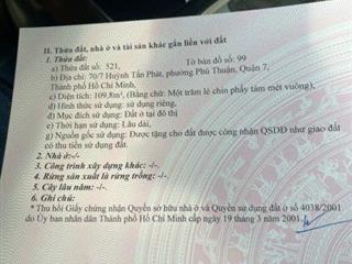 bán nhà 1235 huỳnh tấn phát phường phú mỹ Q7, Dt 5x21 m giá 21 tỷ
