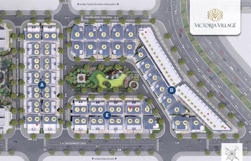 Victoria village quận 2 từ novaland giá 19,5 tỷ có vat