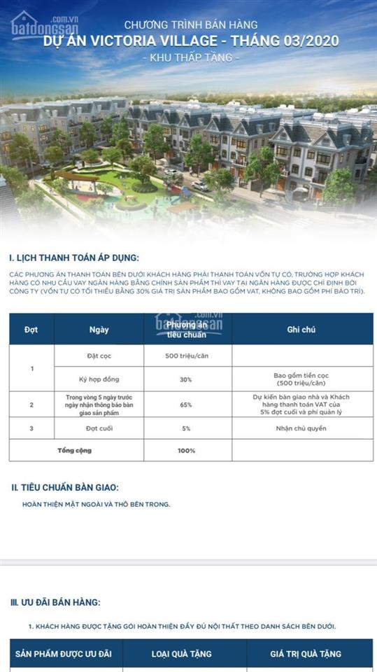 Victoria village quận 2 từ novaland giá 19,5 tỷ có vat