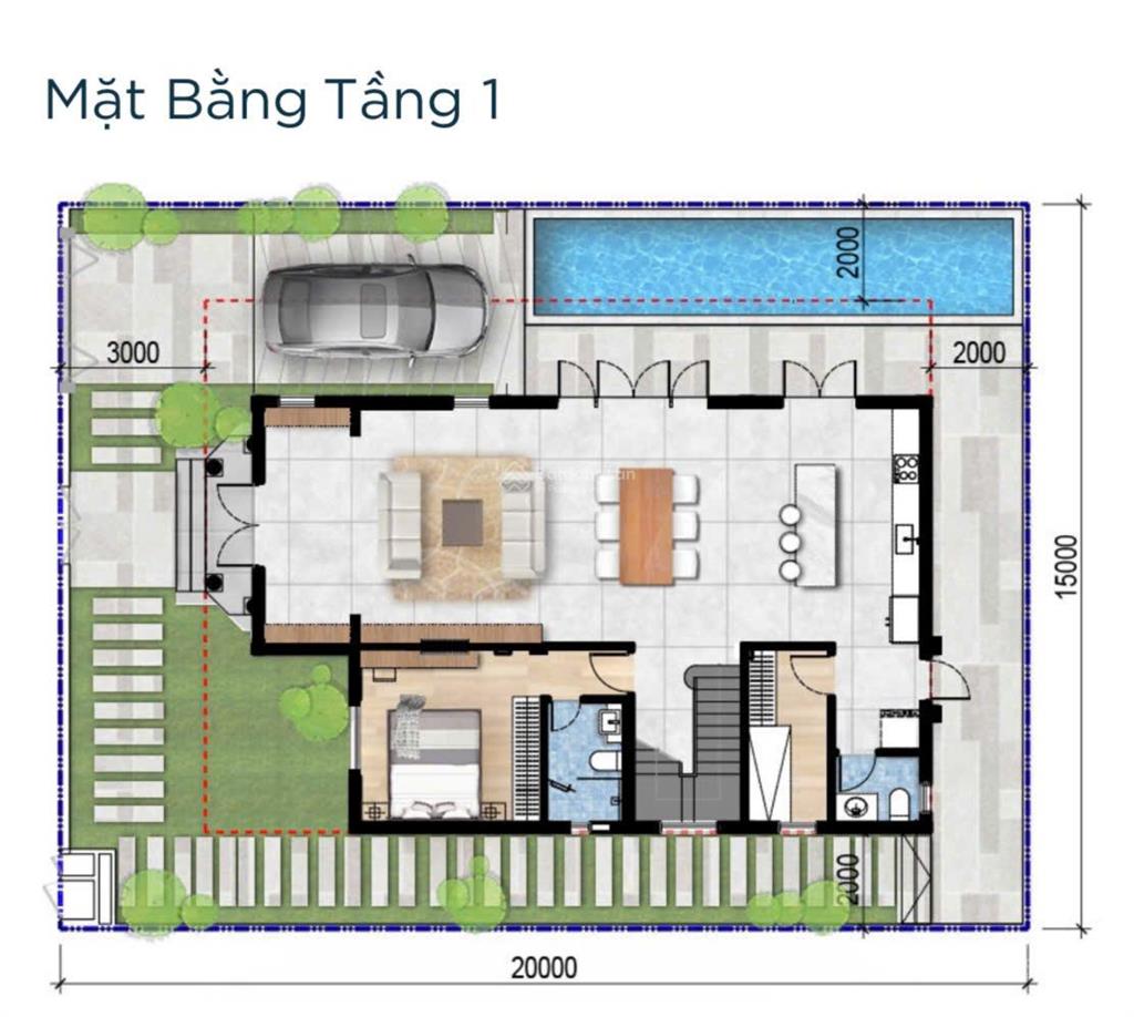 Biệt thự the grand villas aqua city giá thấp nhất 17,9 tỷ, 300m2, hđmb 15/11 khai trượng siêu thị