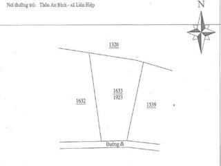 Bán đất tại xã liên hiệp, giá cực chất 855 triệu, diện tích 1923m2 hàng độc