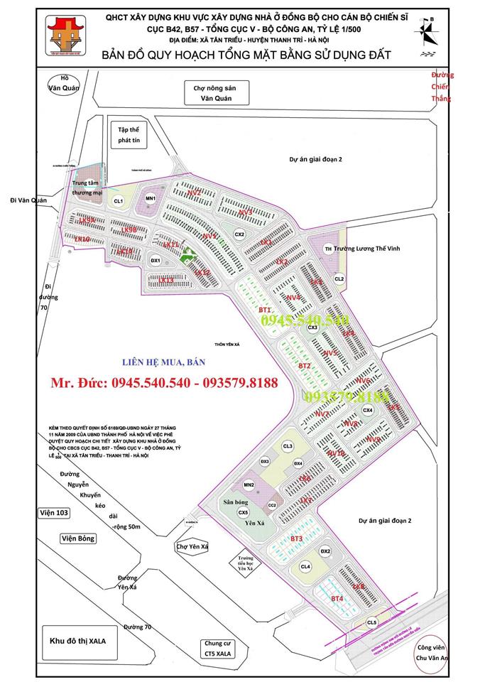 Cc cần bán nhà vườn 100m2 xây thô dự án tổng cục 5 tân triều, giá 21 tỷ