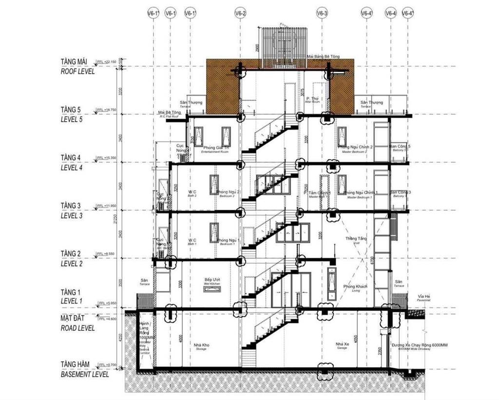 Ck 28%, condovilla  the glen 440m2, 1 trệt 1 lửng 3 lầu + 80m2 hầm xe, trả chậm 60 tháng