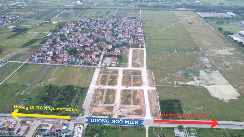 Chính chủ bán lô góc đất đấu giá có 03 mặt tiền hiếm có tại kim hoa, sổ đỏ sang tên