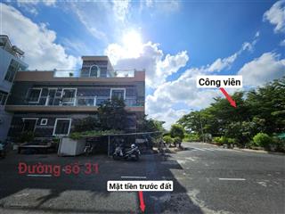 Bán một nền 100m2 ngay công viên đường số 31 khu dân cư thái sơn liền kề khu công nghiệp long hậu