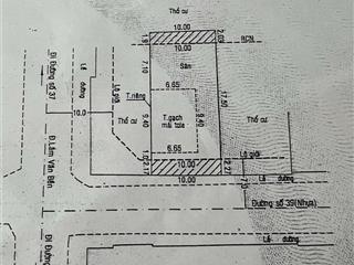 Bán lô nhì lâm văn bền | 10x21m | giá 27 tỷ 38đường số 39, p. bình thuận, q.7 dt 10x21m