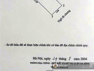 Bán nhà ngõ 71 tân ấp, phúc xã, ba đình. dt 41m2 x 4 tầng, mỗi tầng 2 phòng. giá bán 6.79 tỷ. sổ đỏ