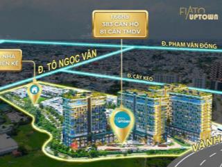 Fiato uptown thủ đức căn 3pn đẹp nhất dự án căn góc 116m2 rộng rãi, bàn giao nội thất cao cấp