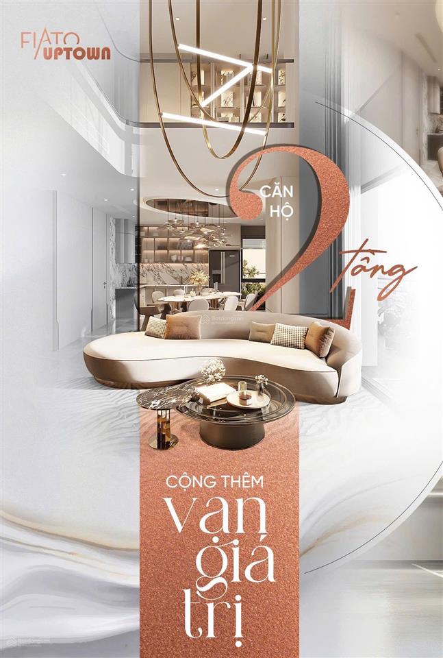 Sở hữu duplex 2 tầng đẳng cấp tại fiato uptown thủ đức chỉ từ 55tr/m2 bàn giao nội thất cơ bản