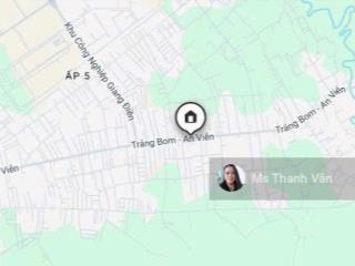 Bán đất thổ cư full tại ấp 4, an viễn, trảng bơm đồng nai gần sân bay long thành 1ty790/160m2 shr
