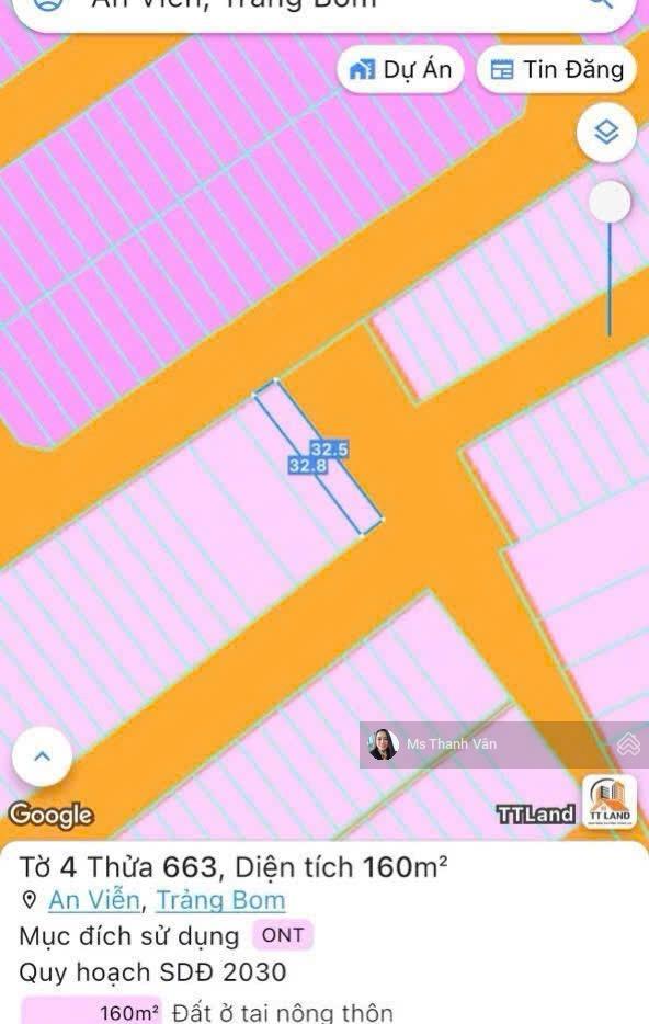 Đất thổ cư full tại an viễn, trảng bom đồng nai gần sân bay long thành 10km, giá 1,79 tỷ shr