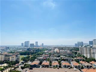 (hàng hiếm), view villa  sông đẹp, tầng cao, sẵn ô xe hầm. giá tốt chỉ 8.55 tỷ allin, gồm 5% sổ