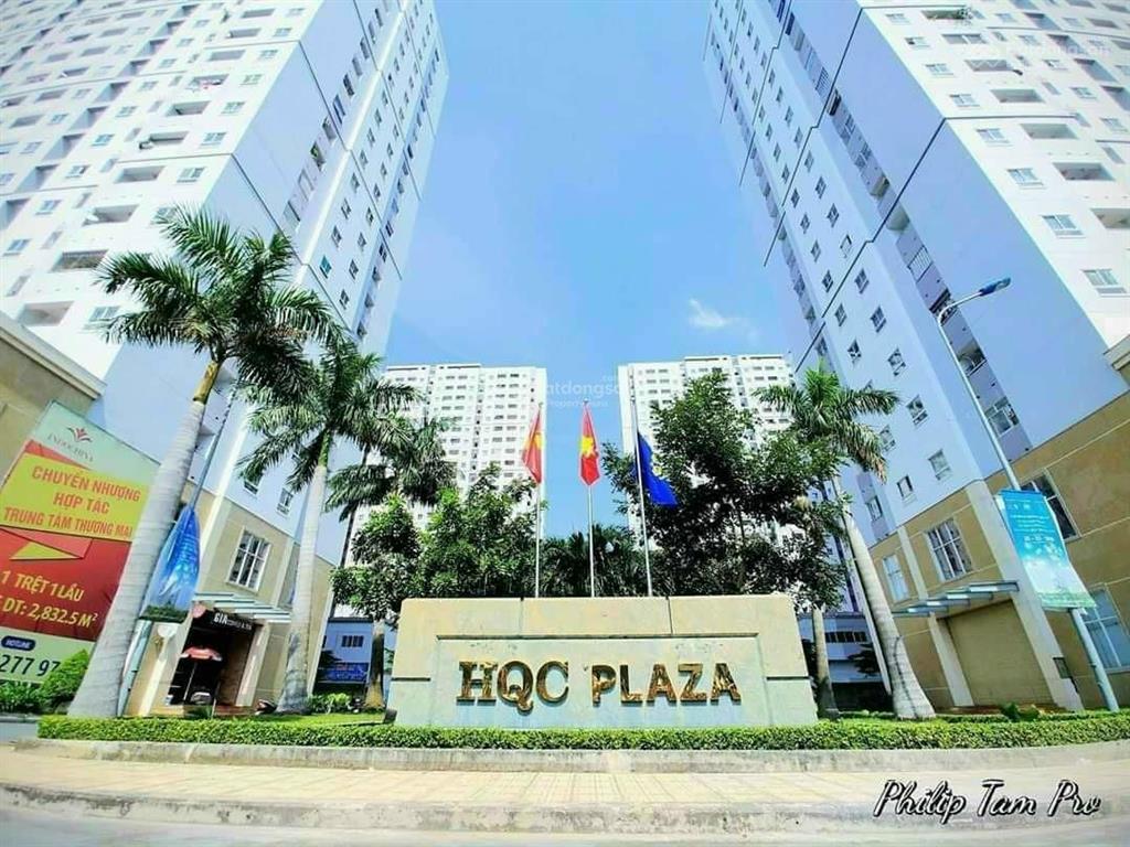 Bán căn hộ hqc plaza 1ty150/62m2, sổ hồng lâu dài, ngay nguyễn văn linh, đi q1 q7 hết 20p