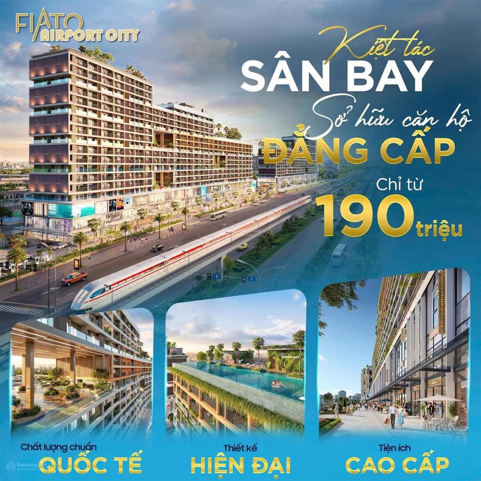 Giỏ hàng trực tiếp cđt dự án fiato airport city căn hộ cao cấp kế sân bay long thành chỉ từ 1,9tỷ
