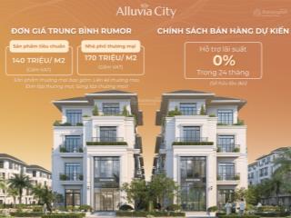 Nhận booking dự án alluvia city xuân cầu văn giang  thành phố sinh thái ven sông hồng