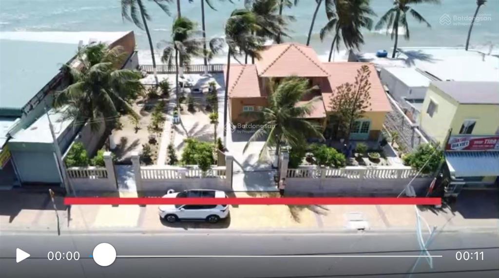 Bán 610m2 đất full thổ cư mặt biển nguyễn đình chiểu mũi né