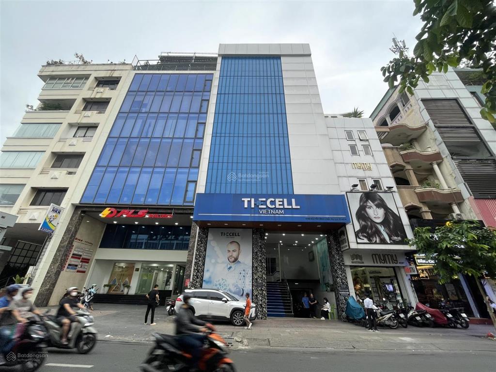 Mt nguyễn đình chiểu, p.6 q.3  10x38m. nh 11,5m. cn 380m2  hầm, 8 lầu  hđt 420tr/th  135 tỷ