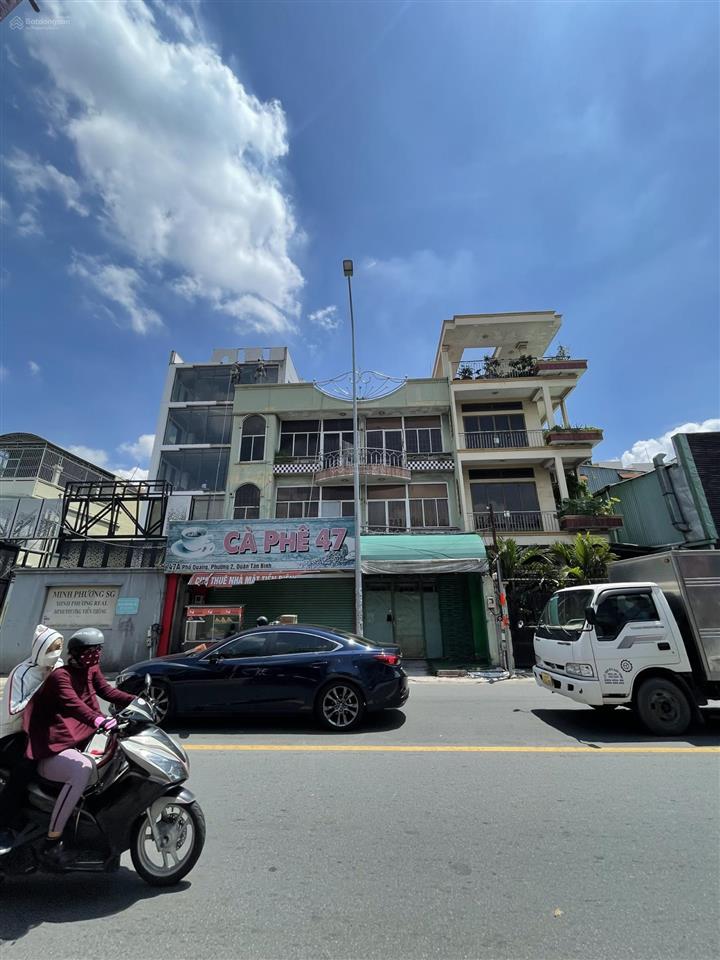 Bán nhà mt phổ quang, p. 9, q. pn  10x18m. cn 175m2  hầm, 4 lầu  hđt 165tr/th  57 tỷ