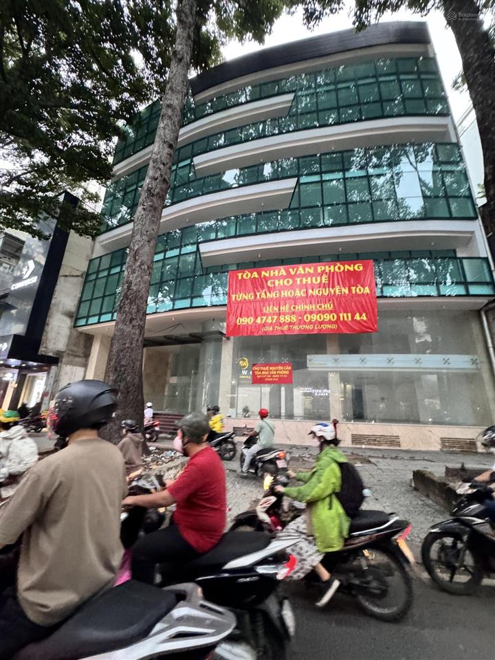Mt ngay cổng hà đô 3/2 p. 12 q10  23x20m. cn 407m2. sàn 2944m2  hầm 5 lầu hđt 550tr/th  225 tỷ