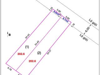 Bán lô đất vườn lài, 11m dài 36m, nở hậu 12m