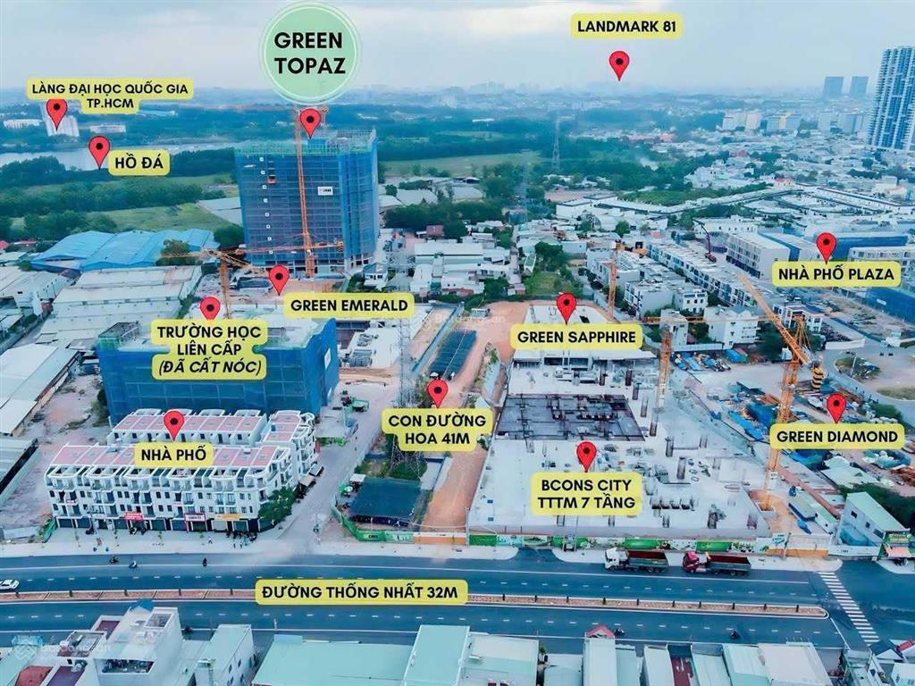 Chủ cần bán tháp bcons city  tháp có 3 tầng trung tâm thương mại, giá 2tỷ780 (102%)