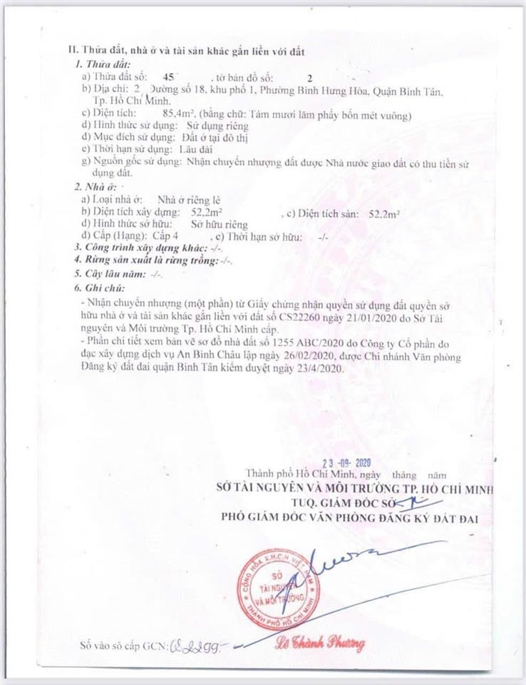 Bán nhà mặt tiền kinh doanh 23 đường số 18 (m1) 85.4m2, 8.58 tỷ/tl  p. bhh, bình tân