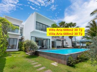 Bán biệt thự aria vũng tàu 688m2 4pn full nội thất 30 tỷ, penthouse duplex view biển 160m2 9 tỷ.
