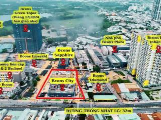 Bán căn bcons plaza 52.5m2 sổ sẵn công chứng ngay giá 1tỷ685 (giá thật 100%) ngân hàng cho vay 70%