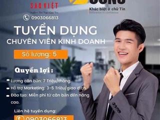 Bcons tuyển dụng Trưởng Phòng Kinh Doanh + 10 Nhân Viên Kinh Doanh bán 20.000 căn hộ Bcons tại Làng đại học Thủ Đức