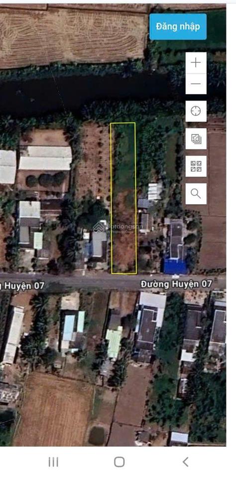 Bán đất mặt tiền đường huyện 07, xã tân thành, gò công đông tiền giang. 898m2, gần biển, sổ hồng