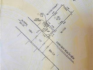 Hẽm 6m bàn cờ quận 3, dt 5,3x17, cấp 4, giá bán 18,5 tỷ