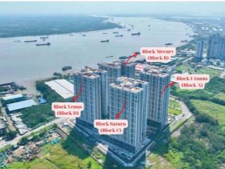 Q7 saigon riverside 2pn 67m2, tầng trung, view sông và quận 1, có nội thất giá 3,820 tỷ