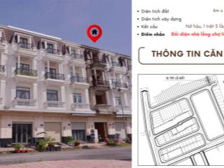 Bán shophouse 53,7m2 tại khu chợ và nhà phố liên kế thị xã bình minh, giá siêu hời 6,999 tỷ