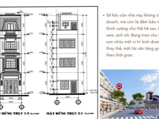 Căn nhà phố thương mại 4 tầng siêu đẹp trực diện chợ cái vồn, nhận nhà ngay