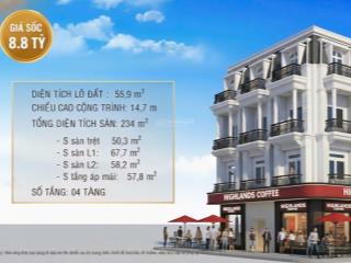 Căn góc chiều ngang lên tới hơn 13m đẹp nhất nhì dự án nhà phố thương mại tại chợ cái vồn