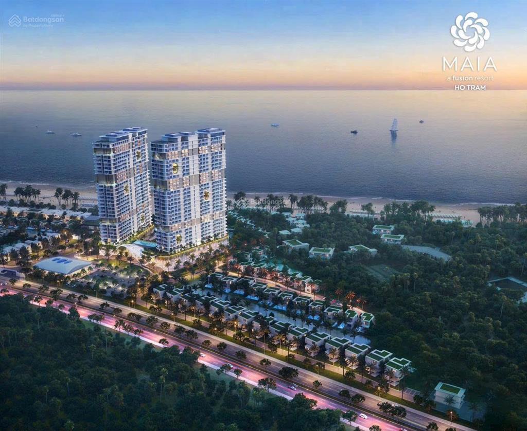 Ch maia hồ tràm bàn giao full nội thất giá 2,3 tỷ tt 50% nhận nhà view trực diện biển, 0908 207 ***