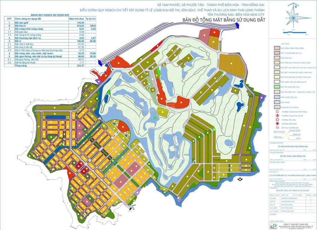 Thái lài chuyên mua bán đất nền sổ đỏ biên hòa new city sân golf long thành giá 1,6tỷ  0919 860 ***