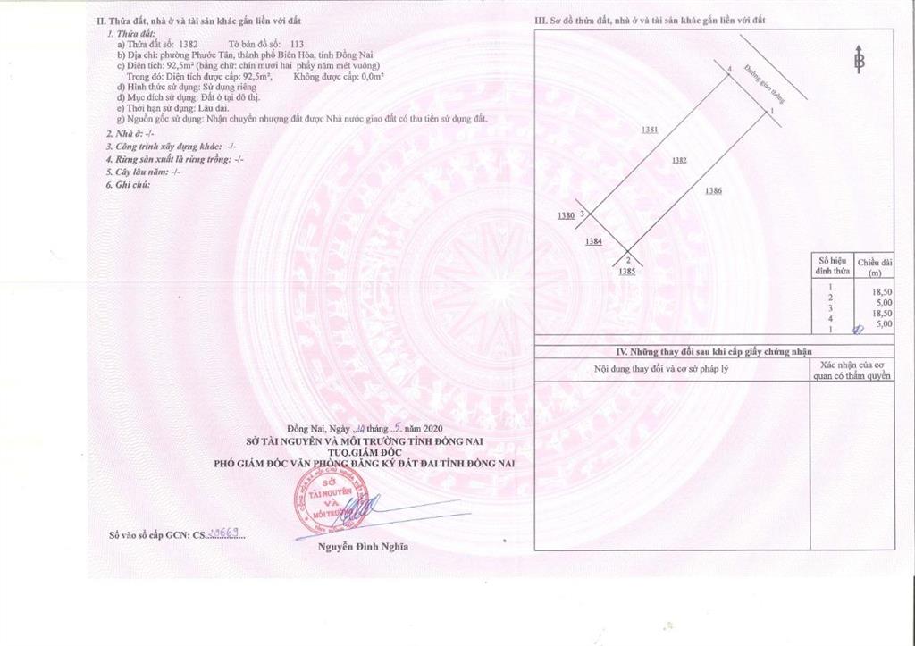Thái lài chuyên mua bán đất nền sổ đỏ biên hòa new city sân golf long thành giá 1,6tỷ  0919 860 ***