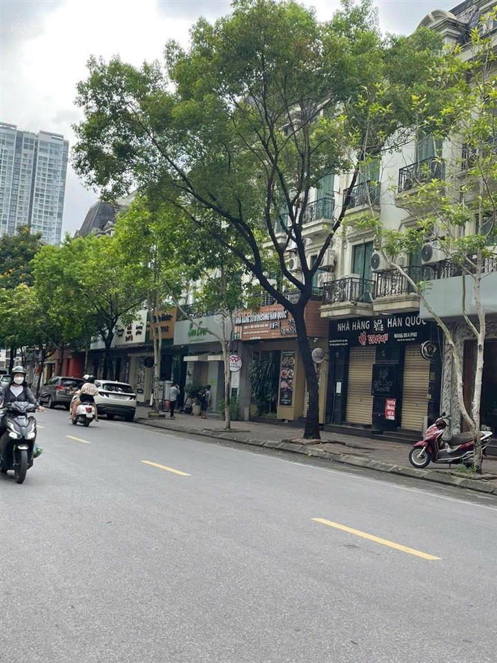 Bán nhà mặt phố kđt mỹ đình sông đà. 91m2, xây 4 tầng + hầm. mt 5m. 2 mặt thoáng. kd tốt