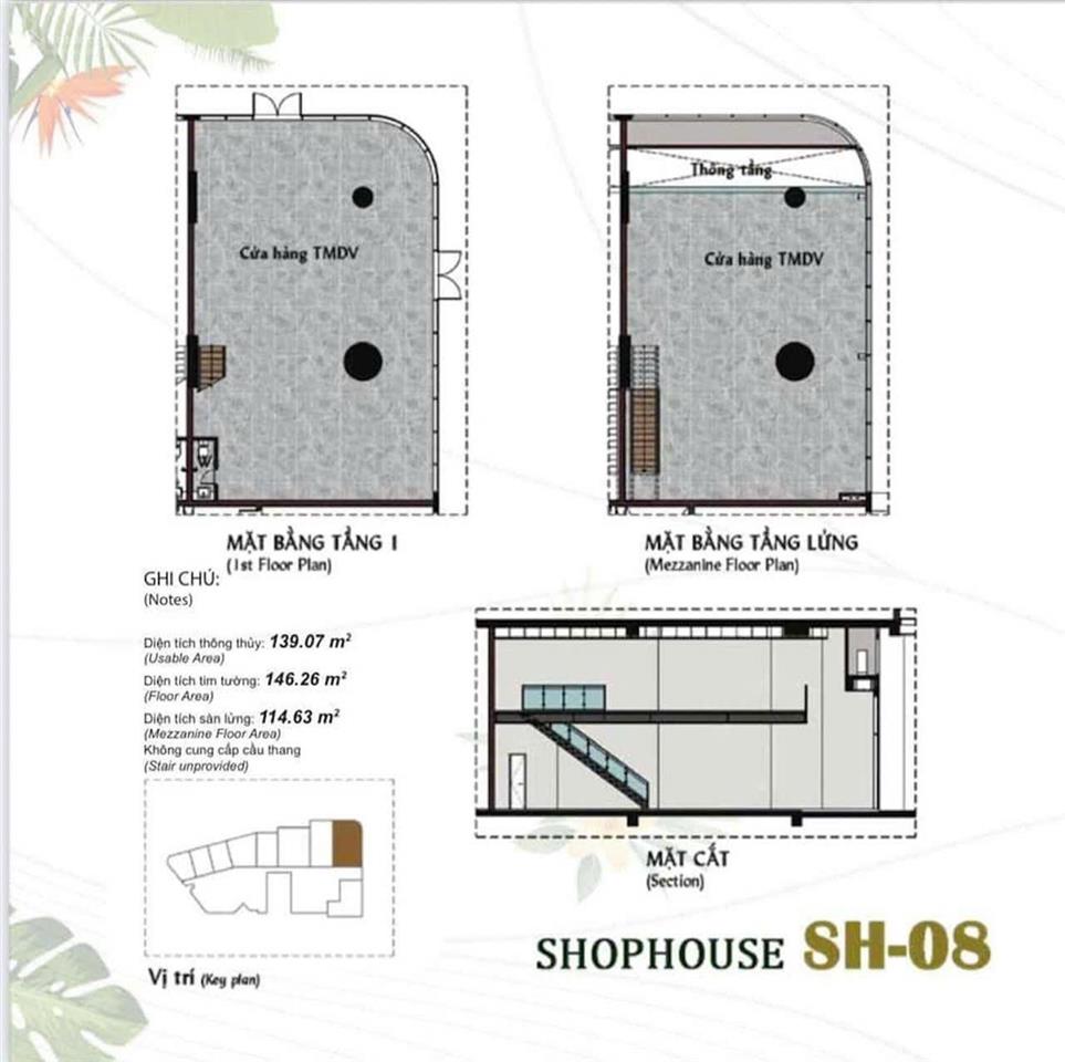 Bán shophouse góc 2 mặt tiền thao dien green đang có hợp đồng thuê 10 năm an nam gourmet