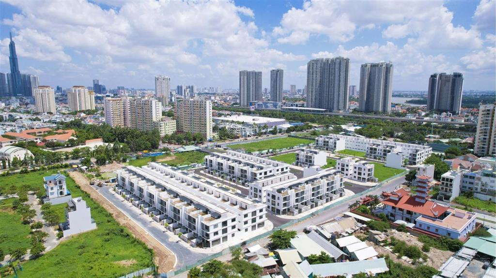 Bán nhà phố 2 mặt tiền an phú newcity đã có sổ hồng