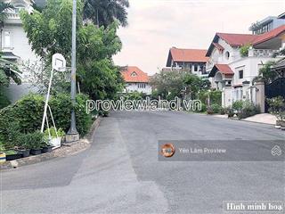 Bán đất biệt thự nguyễn văn hưởng thảo điền, khu compound an ninh, 417m², giá 100 tỷ