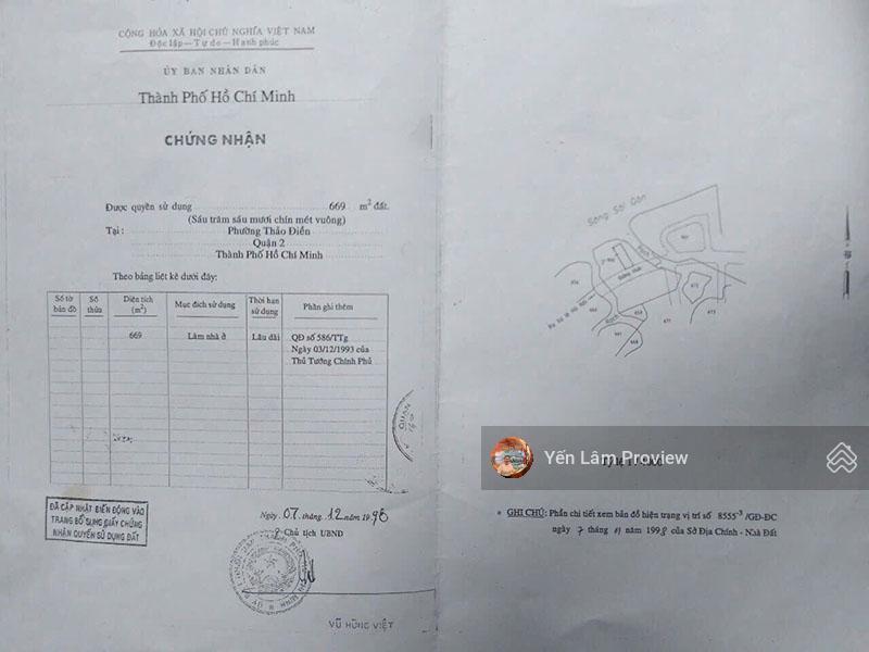 Biệt thự bờ sông thảo điền nguyễn văn hưởng, 965m² đất vàng, mặt sông 18,6m, giá 325 tỷ