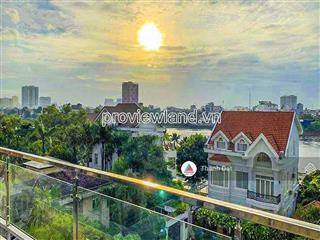 Bán biệt thự mặt tiền nguyễn văn hưởng, thảo điền, 382.8m2 đất, 1 hầm + 3 tầng
